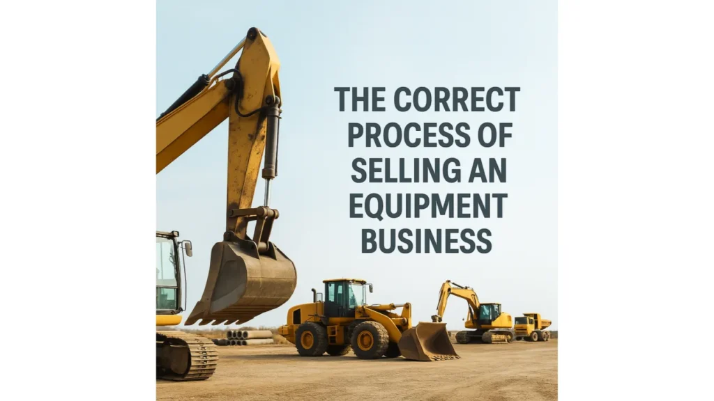 The Ideal M&A Process for Selling a Heavy Equipment Rental Company
